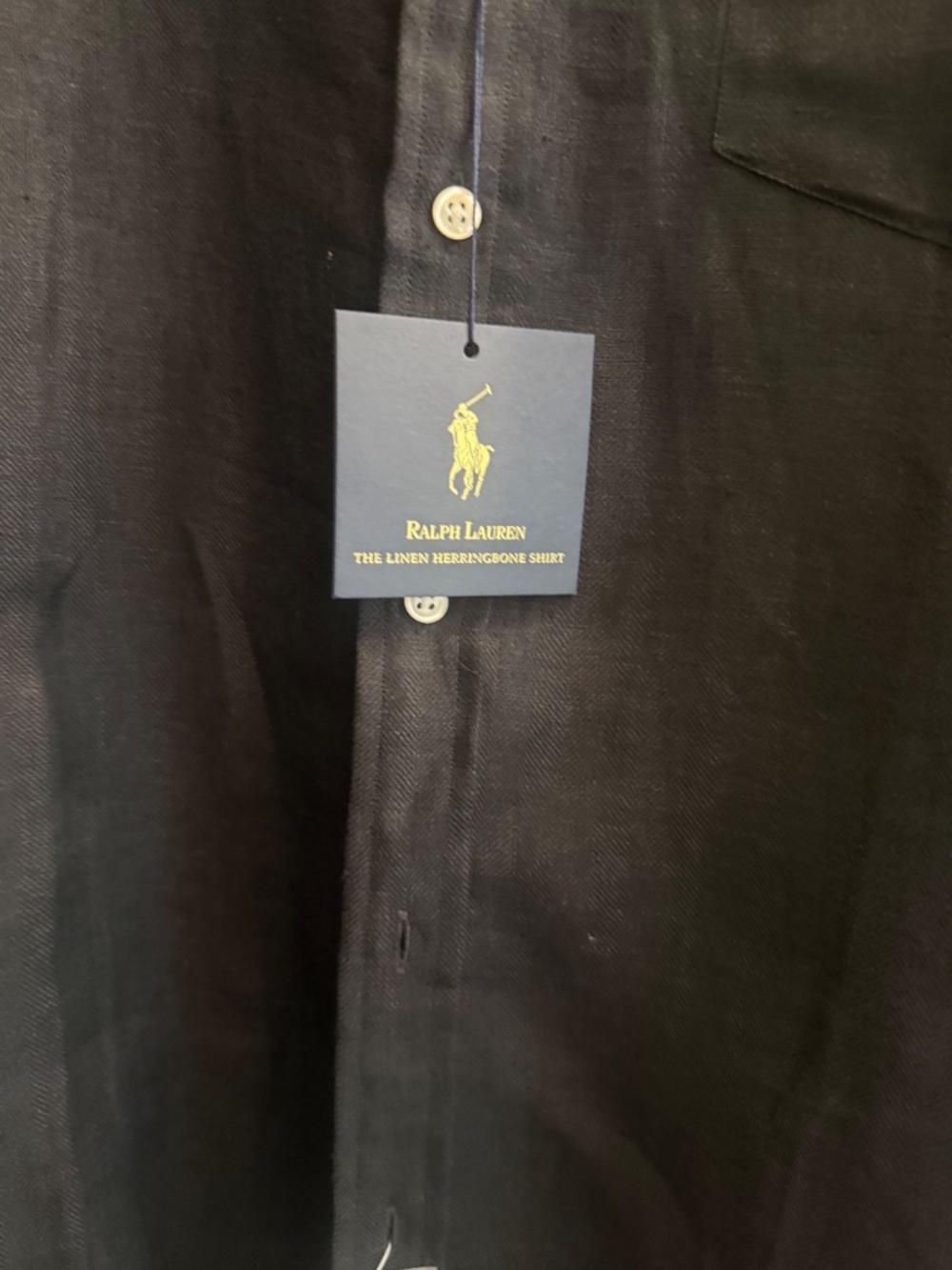 POLO BY RALPH LAUREN SHIRT - SIZE XL BLACK - NEW WITH TAGS - Picture 4 of 11
